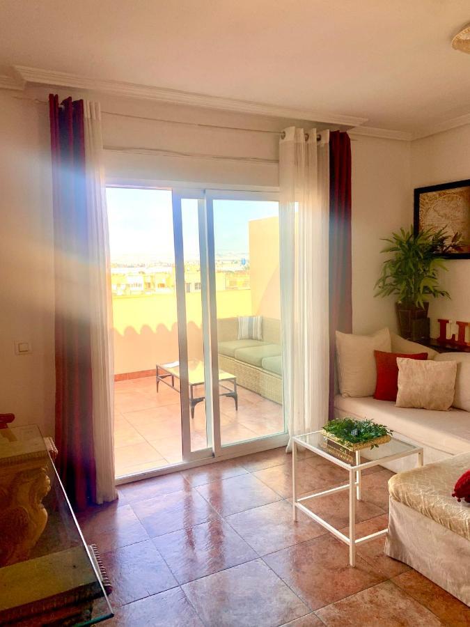 Atico Deluxe Entre Centro Y Playa Salinas Con Terraza, Wifi, Piscina Climatizada, Gym, Sauna Y Garaje -Smart Tv روكيتاس ذي مار المظهر الخارجي الصورة